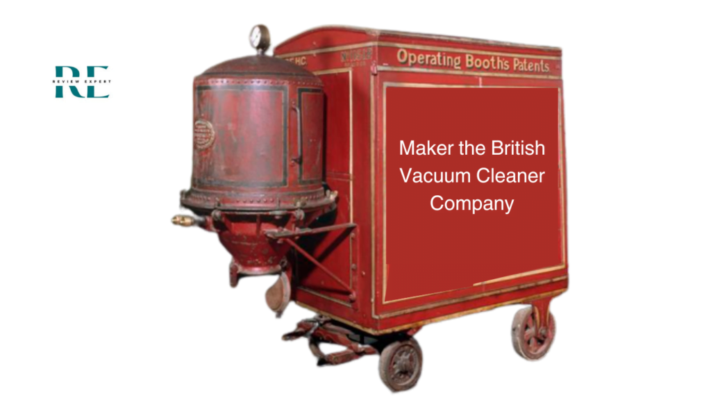 First vacuum cleaners by Booth 1